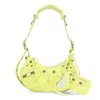 BALENCIAGA BALENCIAGA YELLOW LE CAGOLE XS SHOULDER BAG