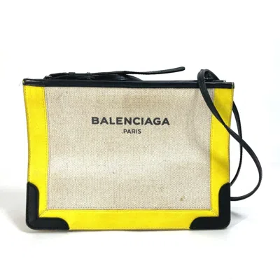 Pre-owned Balenciaga Yellow Leather Shoulder Bag ()