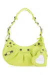 Balenciaga Women Yellow Nappa Leather Le Cagole Xs Shoulder Bag