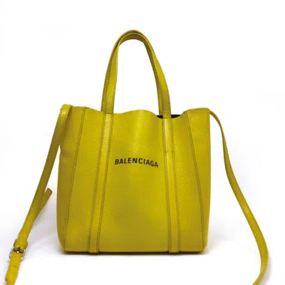 Pre-owned Balenciaga Yellow Shoulder Bag Tote Bag ()