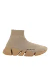 Balenciaga 30mm Speed Recycled Knit Sneakers In Neutral