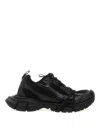 Balenciaga Black Mesh And Rubber 3 Xl Sneakers In Black