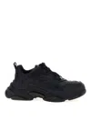 Balenciaga Black Sneaker Triple S Sporty In Black