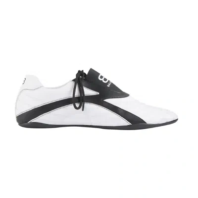 Pre-owned Balenciaga Zen Sneaker White Black 617539w2cg1 In White/black