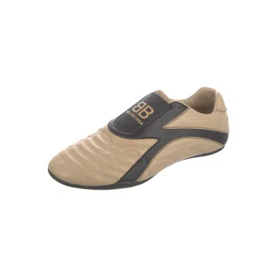 Balenciaga Zen Sneakers 'beige And Black' In Brown
