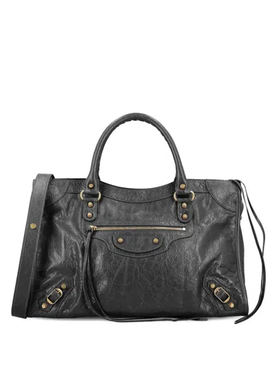 Balenciaga Zip-fastening Tote Bag In Black