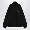 Balenciaga Political Campaign Zip-up Sweatshirt In Black