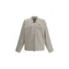 Balenciaga Zip Shirt In Gray