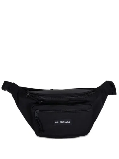 Balenciaga Zip Pocket Belt Bag In Black