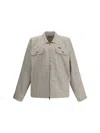 Balenciaga Zip Shirt In Animal Print
