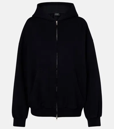 Balenciaga Black Cotton Sweatshirt