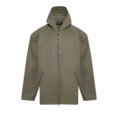 Pre-owned Balenciaga Zip-up Hooded Jacket 'linden' | Green | Men's Size M