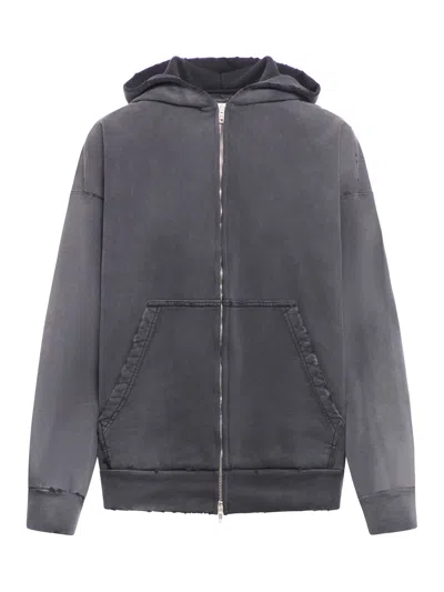 Balenciaga Zip-up Hoodie Not Been Done Archetype Moll In Gray