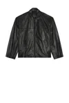 Balenciaga Zip Up Jacket In Black