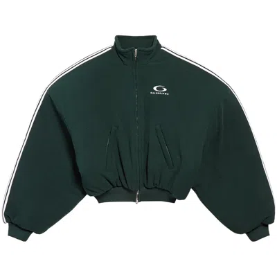 Pre-owned Balenciaga Zip Up Jacket 'cypress Green' | Men's Size M