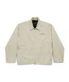 Balenciaga Cotton Zip-up Jacket In Military Beige