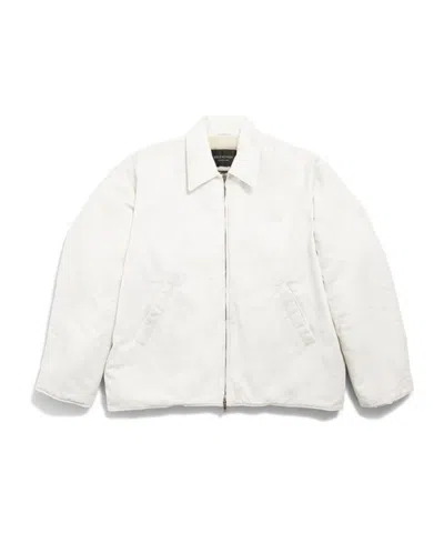 Balenciaga Zip-up Jacket In White