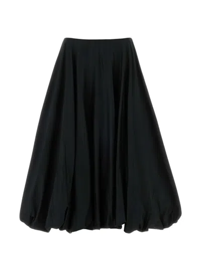 Balenciaga Zip-fastening Skirt In Black