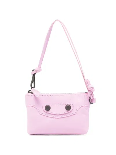 Balenciaga Zipped City Mini Bag In Blue