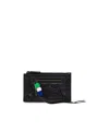 Balenciaga Zipper Wallet In Black