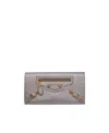 Balenciaga Zipper Wallet In Gray