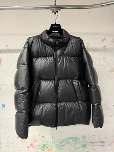 Balenciaga Zippered Cotton Jacket In Black