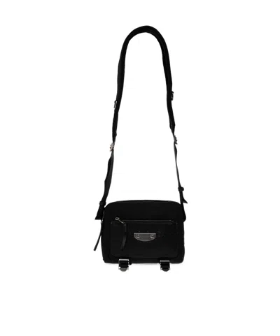 Balenciaga Sleek Multi-pocket Shoulder Bag In Black
