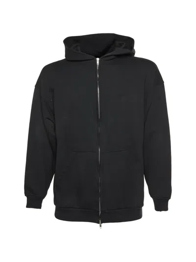 Pre-owned Balenciaga Zip-up Hoodie In Black