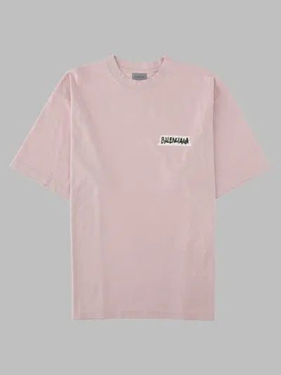 Balenciaga -style Pink Mini T-shirt