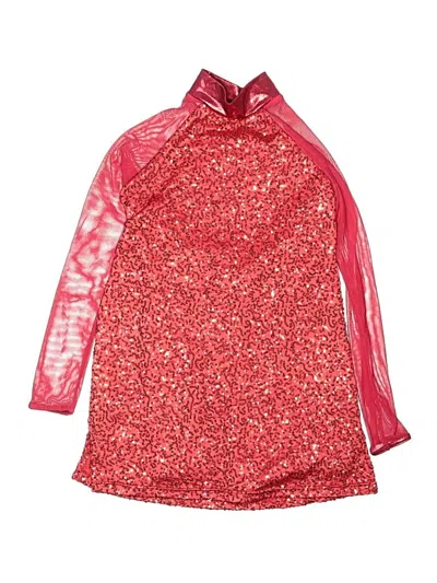 Pre-owned Balera Dancewear Kids' Long Sleeve Outfit In Red