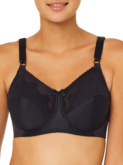 Bali Flower Underwire Bra In Black
