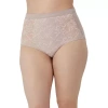 Bali Breathe Cotton Modal Lace High Rise Brief Dfclbf In Purple