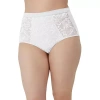 Bali Breathe Cotton Modal Lace High Rise Brief Dfclbf In White