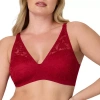 Bali Breathe Cotton Modal Wireless T-shirt Bra Df7594 In Red