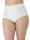 Bali Breathe Lace High-waist Brief In White