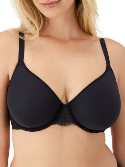 Bali Sleek Support Soothing Underwire T-shirt Bra In Black