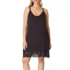 Bali Breathe Sleepwear Chemise Nightgown In Black