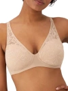Bali Women's Breathe Wireless T-shirt Bra Df7594 In Almond