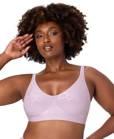 Bali Comfort Revolution Comfortflex Fit Seamless 2-ply Wireless Bra 3484 In Animal Print