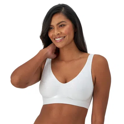 Bali Comfort Revolution Comfortflex Fit Seamless 2-ply Wireless Bra 3484 In White