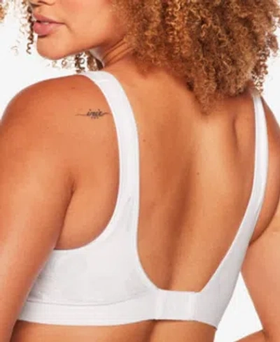 Bali Comfort Revolution Comfortflex Fit Seamless Shaping Wireless Bra 3488 In White Tropical Floral