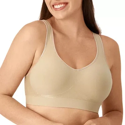Bali Comfort Revolution Comfortflex Fit Shaping Seamless Wireless Full Coverage Bra-3488 In Sand