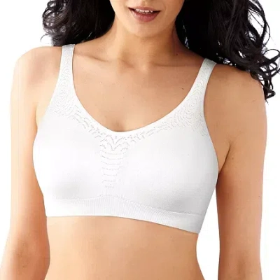 Bali Comfort Revolution Crop Top Bra - 103j In White