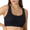 Bali Comfort Revolution Easylite Seamless Wireless Full Coverage Bra Df3491 In Black