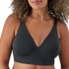 Bali Comfort Revolution Modern Seamless Wireless Full Coverage Bra-df3380 In Black