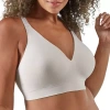 Bali Comfort Revolution Modern Seamless Wireless Full Coverage Bra-df3380 In Sand