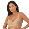 Bali Comfort Revolution Shaping Wireless Smoothing Bra 3463 In Gold