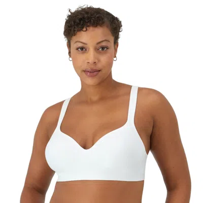 Bali Comfort Revolution Shaping Wireless Smoothing Bra 3463 In White