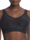 Bali Comfort Revolution Smart Sizes Bralette In Tropic Black