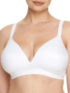 Bali Comfort Revolution Soft Touch Perfect Wire-free Bra In White